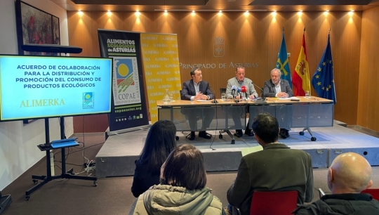 Alimerka se alía con Copae para impulsar el consumo de producto ecológico asturiano  Alimerka se alía con Copae para impulsar el consumo de producto ecológico asturiano