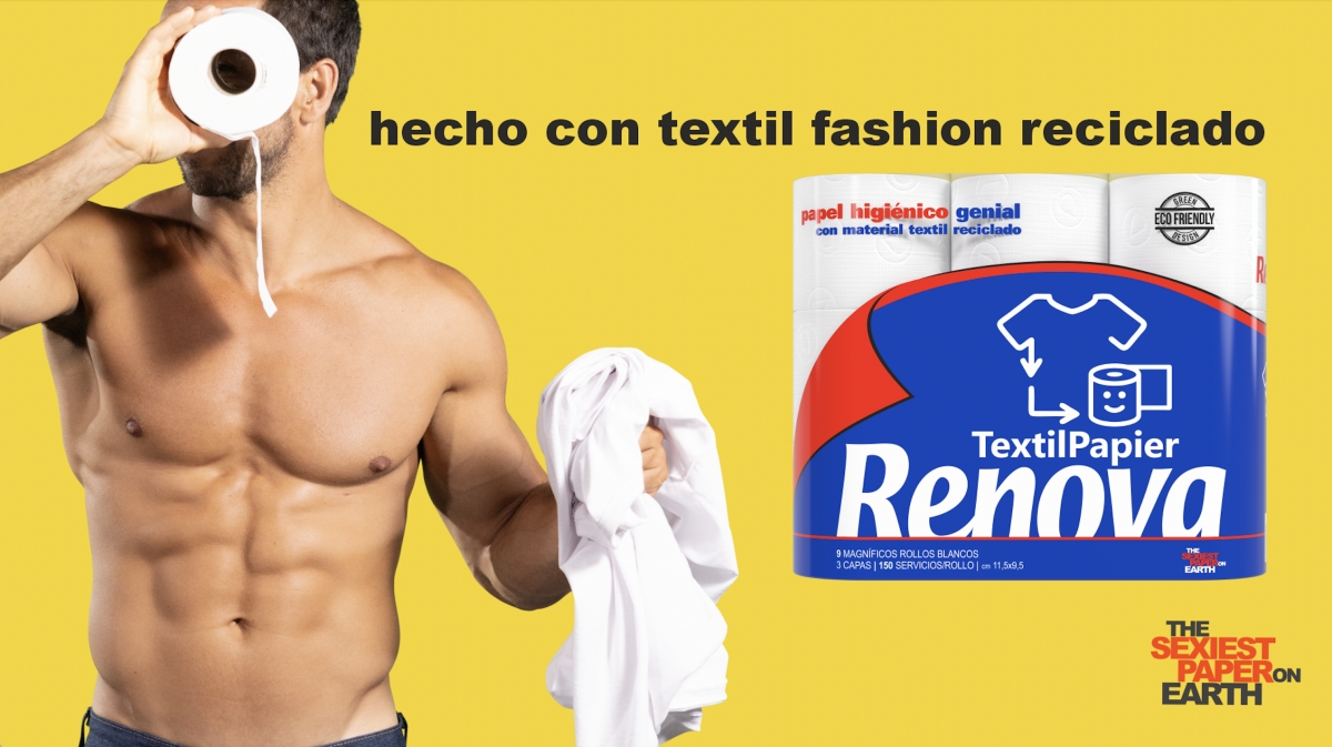 Renova revoluciona el mercado con su papel higiénico elaborado a partir de ropa reciclada