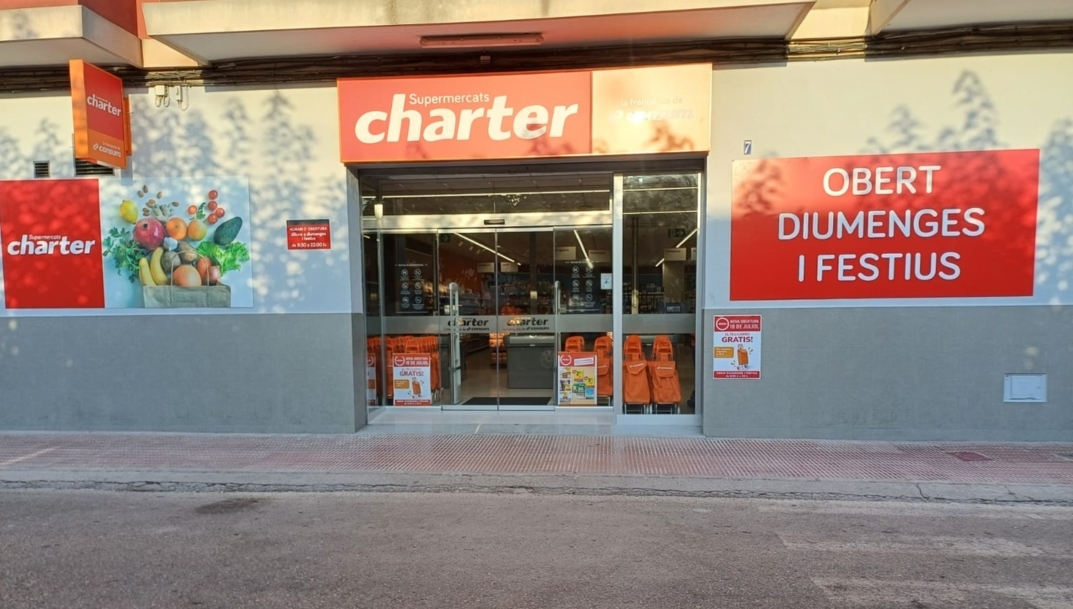 Charter alcanza las 500 tiendas con un nuevo súper en Alginet (Valencia)