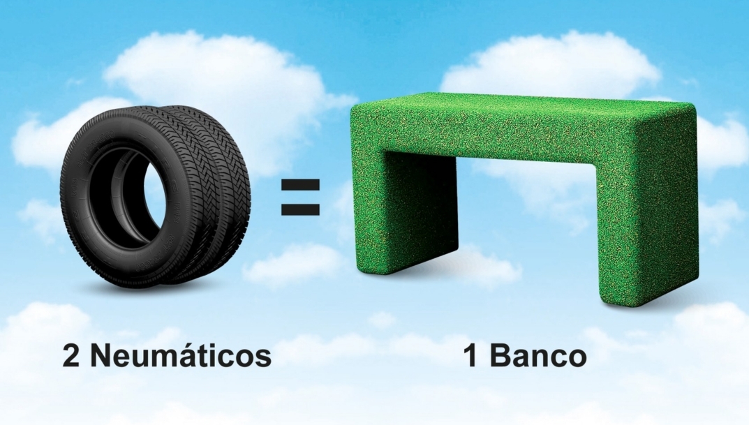 La nueva vida de los neumáticos reciclados: ahora también para fabricar muebles