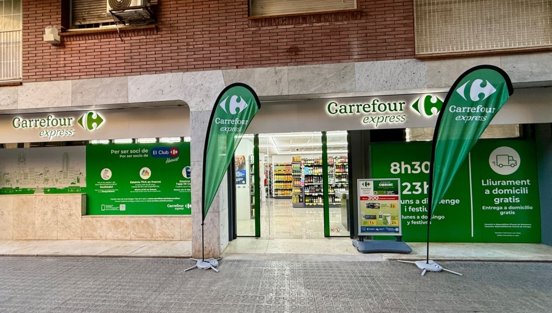 Carrefour avanza con su modelo Express en Barcelona capital, en el barrio de L'Eixample