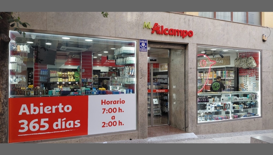 Nuevo Alcampo en la calle Espoz y Mina de Madrid. - 