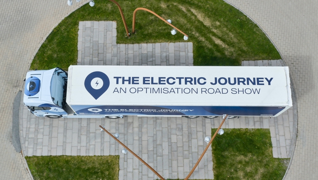 Scania presenta su gira europea con seis camiones eléctricos