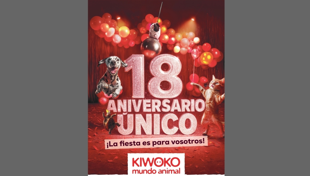 Kiwoko cumple 18 años en España y alcanza las 160 tiendas