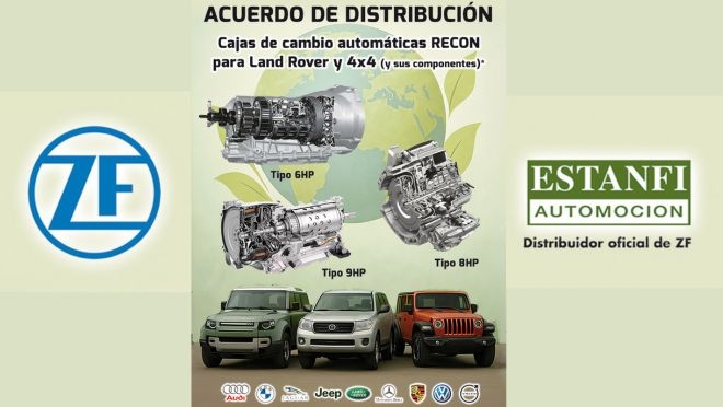 Estanfi sella una alianza con ZF y distribuirá todo su catálogo de transmisiones, componentes y sistemas de propulsión