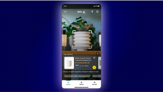 Amazon presenta Lens Live, una nueva función en su app que reconoce productos y los compara con sus ofertas