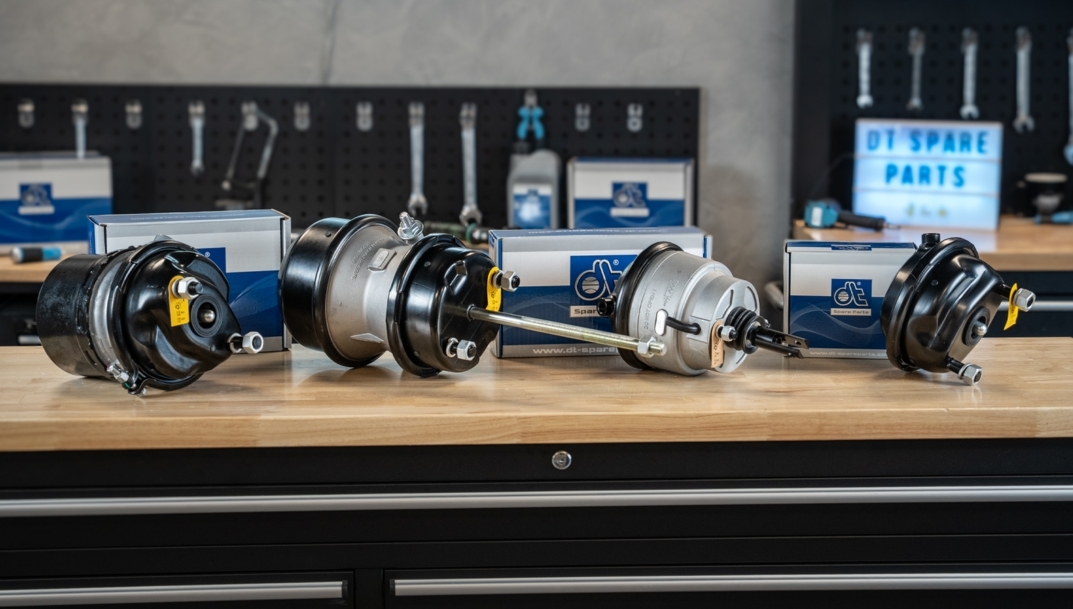 DT Spare Parts muestra sus actuadores de freno para vehículos comerciales y ofrece consejos prácticos