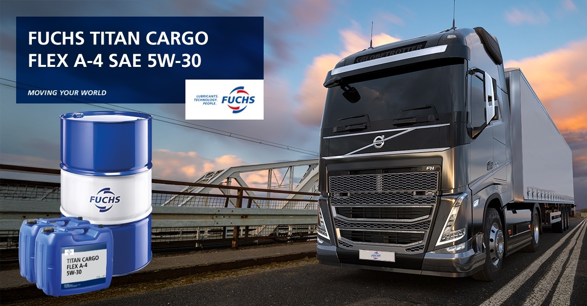 TITAN Cargo Flex A-4 SAE 5W-30, nuevo lubricante de Fuchs homologado por Volvo Trucks