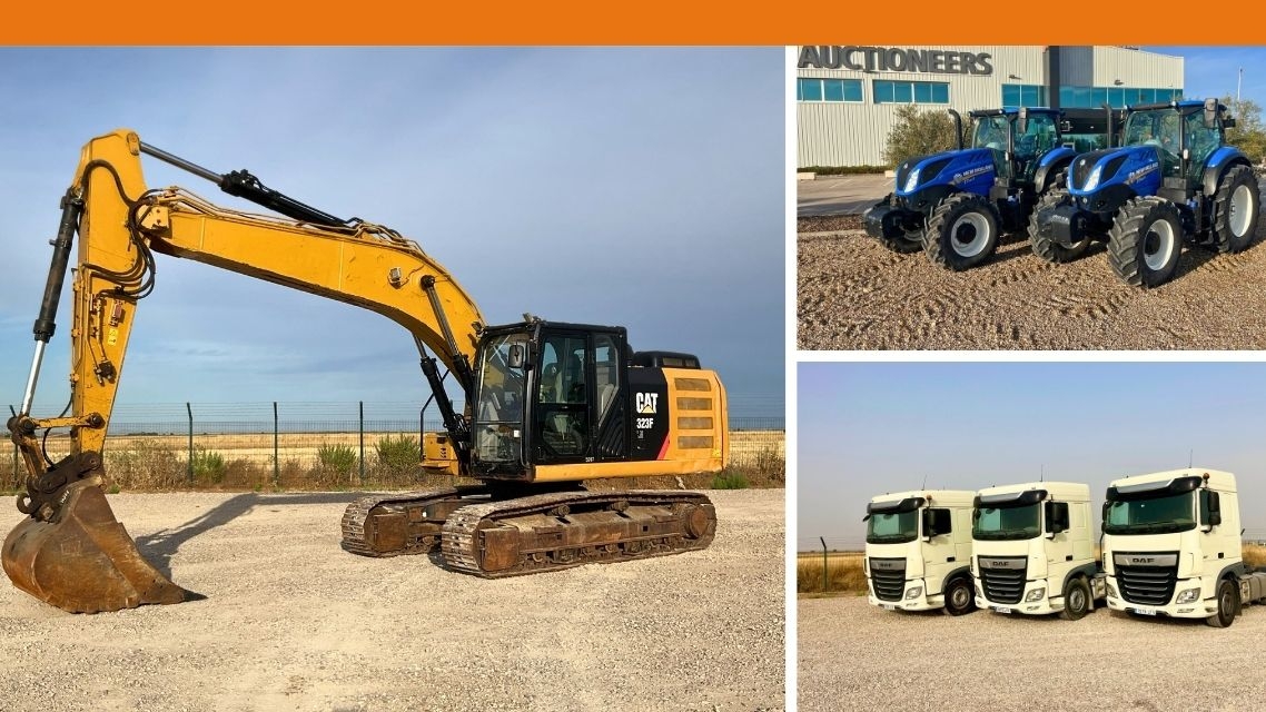 Ritchie Bros. se prepara para la subasta de septiembre con más de 2.300 equipos disponibles en Ocaña y Tarragona