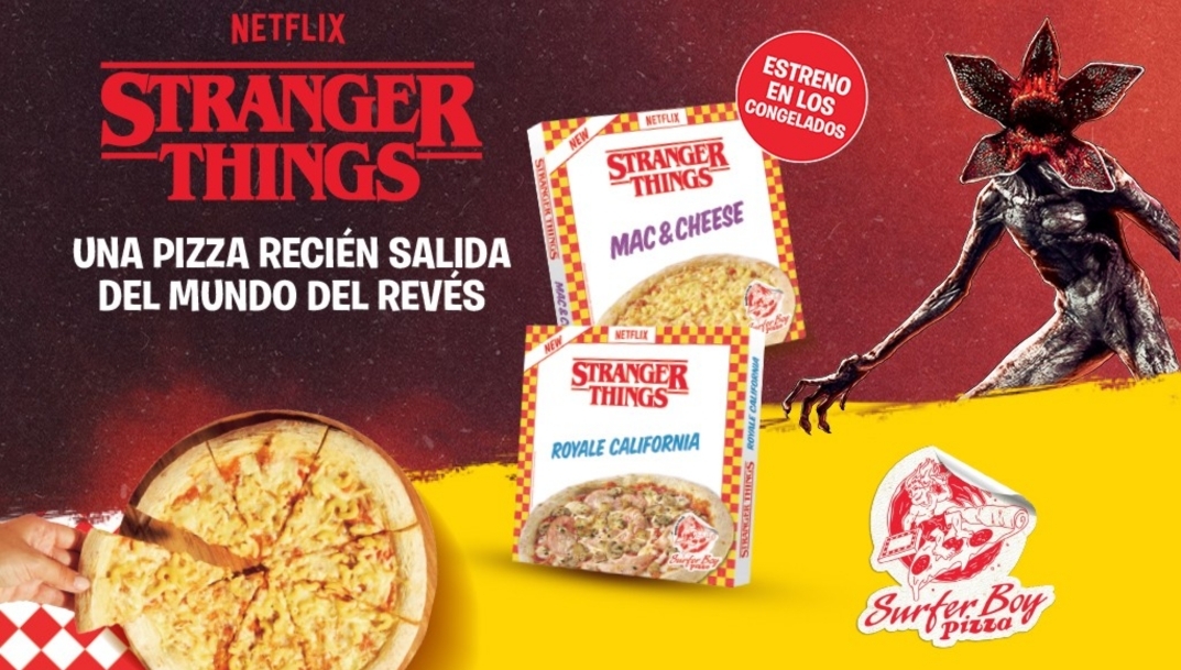 Pizzas de edición limitada de Dia inspiradas en 'Stranger Things'. - 