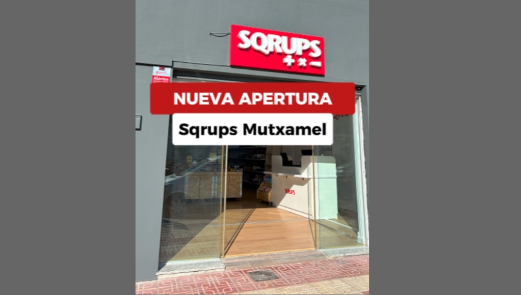Sqrups sigue creciendo la Comunidad Valenciana con una nueva tienda en Mutxamel (Alicante)