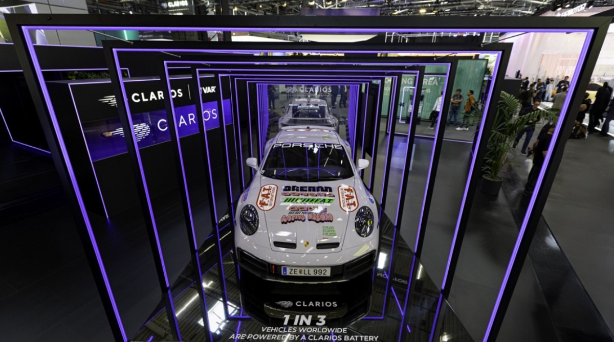 Clarios presenta en la IAA Mobility 2005 su batería Optima Race para competición