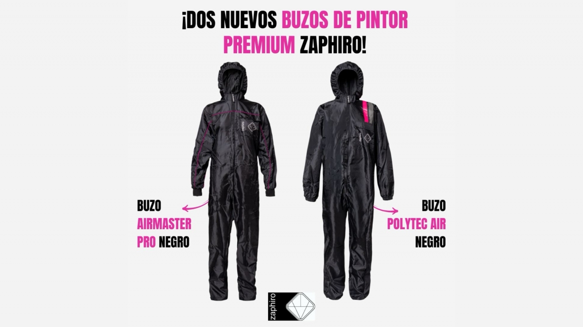 Zaphiro presenta dos nuevos buzos de pintor en su nueva gama premium de protección laboral