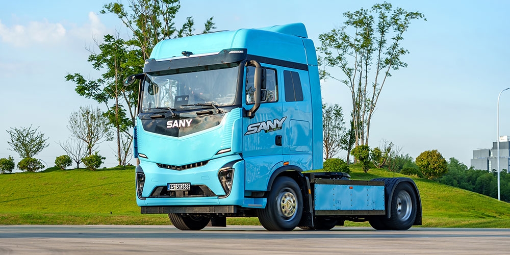 El fabricante chino Sany anuncia el lanzamiento en Europa de su camión eléctrico