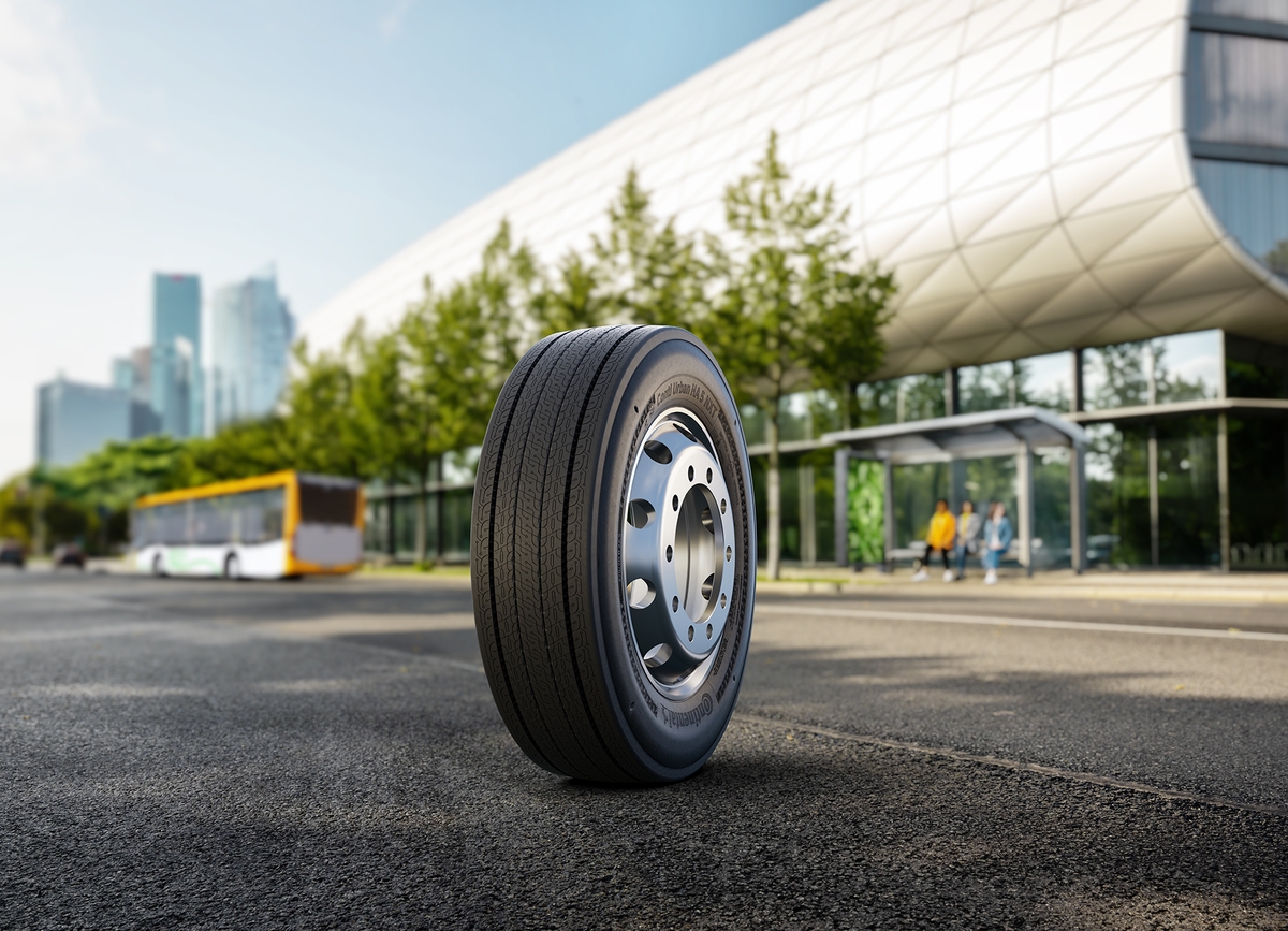 Continental presenta su Conti Urban HA 5 NXT para autobuses urbanos, con un 60% de materiales renovables y reciclados