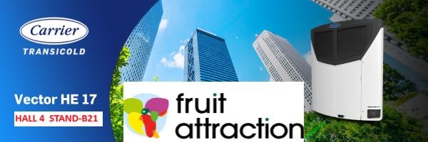 Carrier Transicold anuncia su participación como expositor en Fruit Attraction 2025