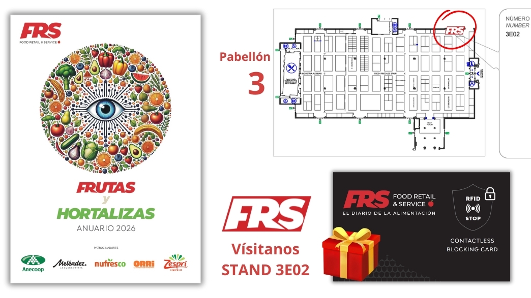 Llévate el nuevo Anuario de Frutas y Hortalizas de FRS Food Retail & Service en su stand de Fruit Attraction