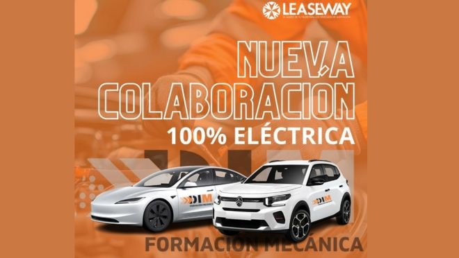 Leaseway y DIM Formación Mecánica sellan una colaboración que fusiona formación, electrificación y renting