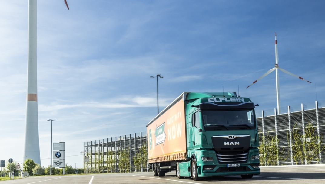 Camión eléctrico de MAN Truck. - 