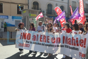 Unas 2.500 personas se manifiestan en Motilla del Palancar (Cuenca) contra el ERE de Mahle 