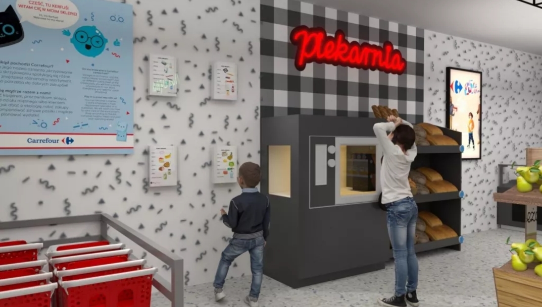 Otro espacio del Carrefour para niños en Cracovia.