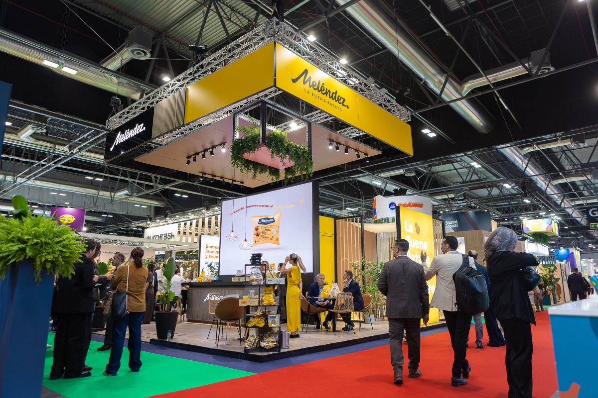 Stand de Patatas Meléndez en Fruit Attraction 2025.