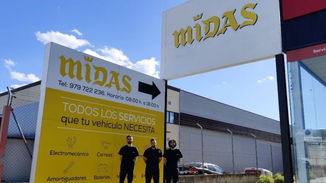 Midas se apoya en el Grupo Palausa e inaugura nuevo taller en Palencia, el noveno en Castilla y León 