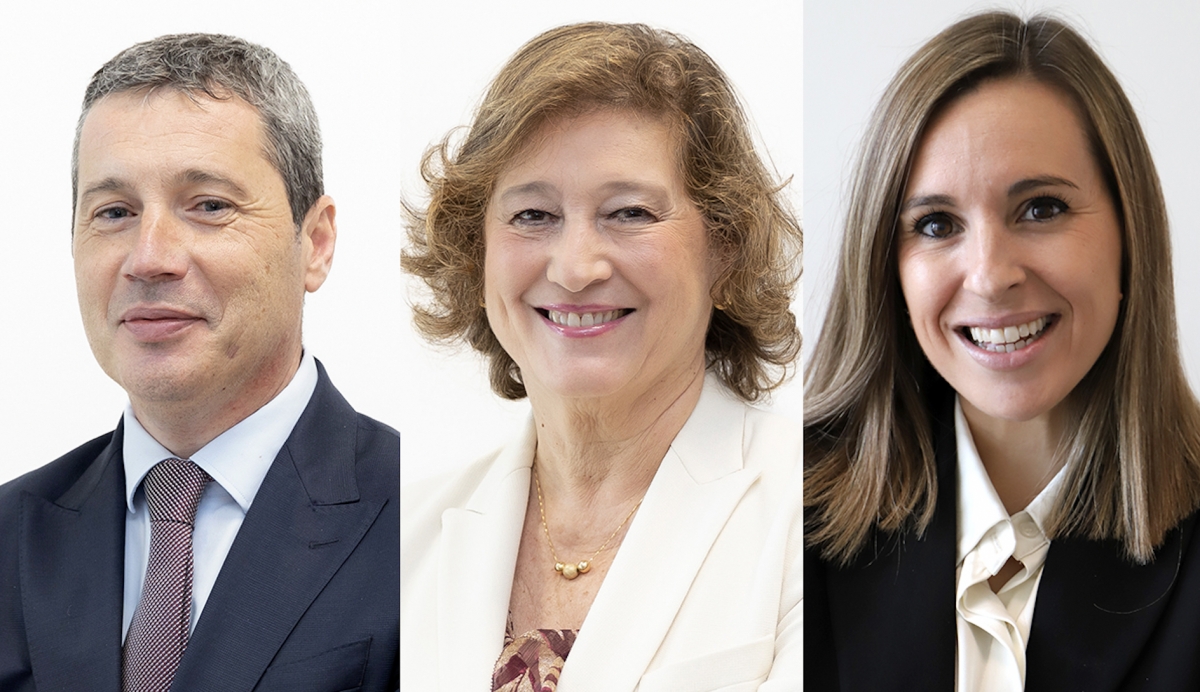 Ricardo Marí, director de Logística; Lourdes Brugera, directora de Calidad y Atención al cliente; y Silvia Lázaro, directora de Socio-Cliente y Marketing. - Consum.