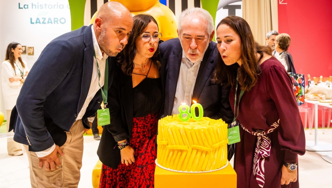 Lázaro celebra su 80º aniversario en Fruit Attraction y presenta dos novedades de su marca Freshnatur