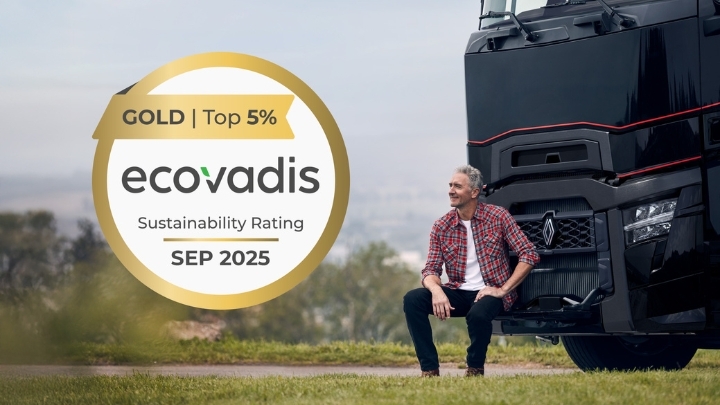 Renault Trucks recibe por séptimo año consecutivo la certificación Ecovadis Gold por su compromiso social