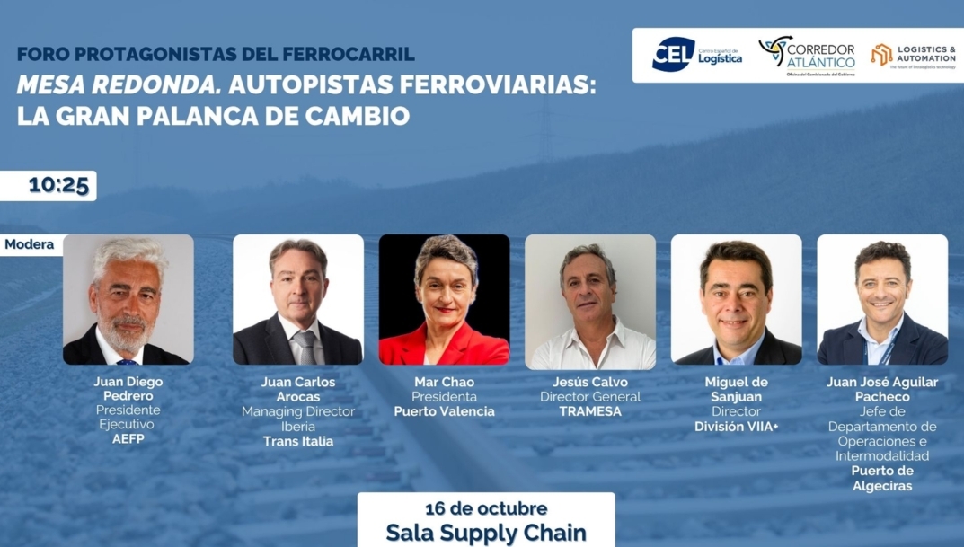 Algunos de los participantes en el Foro Protagonistas del Ferrocarril. - 