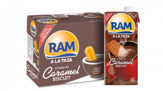 RAM lanza una nueva variedad para esta Navidad: Chocolate a la taza al toque de Caramel Biscuit