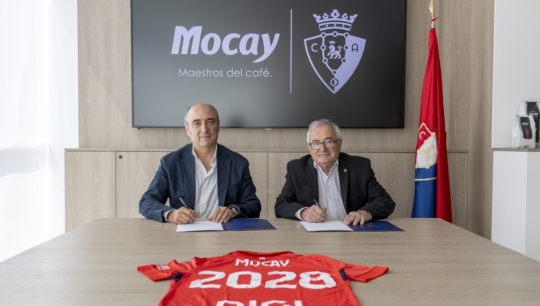 Mocay se convierte en patrocinador oficial del C. A. Osasuna
