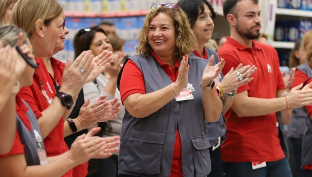 Trabajadores del hipermercado Alcampo Castellón, que celebra 40 años. - 