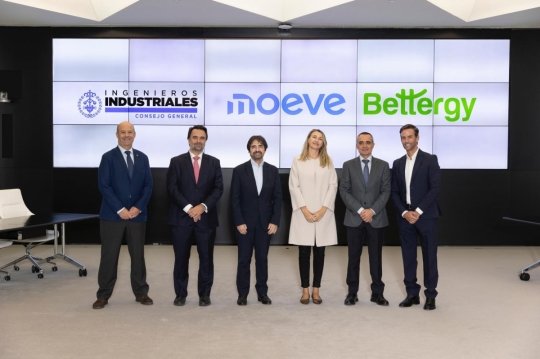 Una plataforma para la gestión rápida de CAEs: Moeve y Bettergy se alían con los Colegios de Ingenieros Industriales