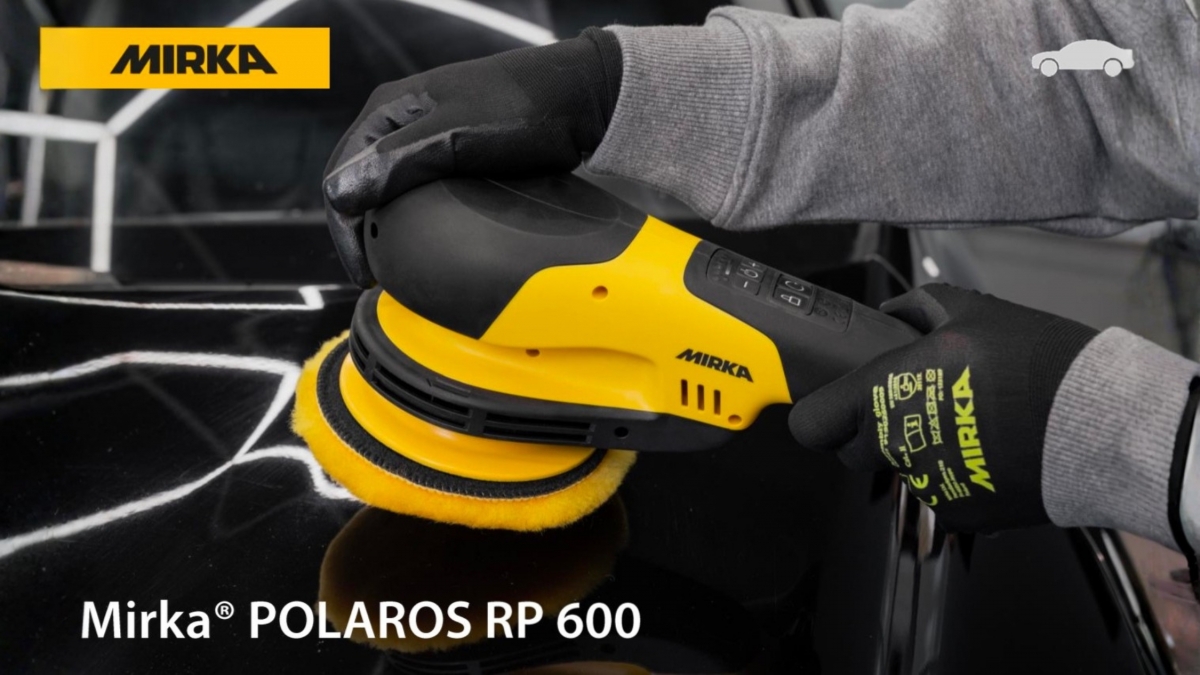 Mirka® Polaros RP 600: nueva pulidora rotativa sin escobillas