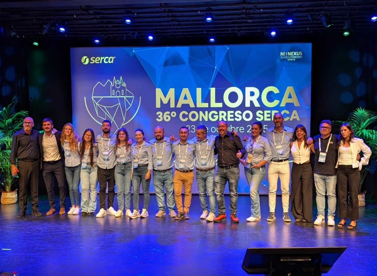 El equipo de Serca que hizo posible la celebración del 36º Congreso del grupo.