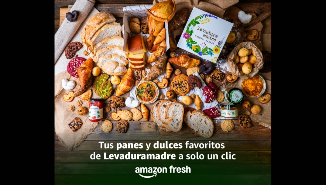 Levaduramadre se incorpora a Amazon Fresh en Madrid y Barcelona para avanzar en su expansión