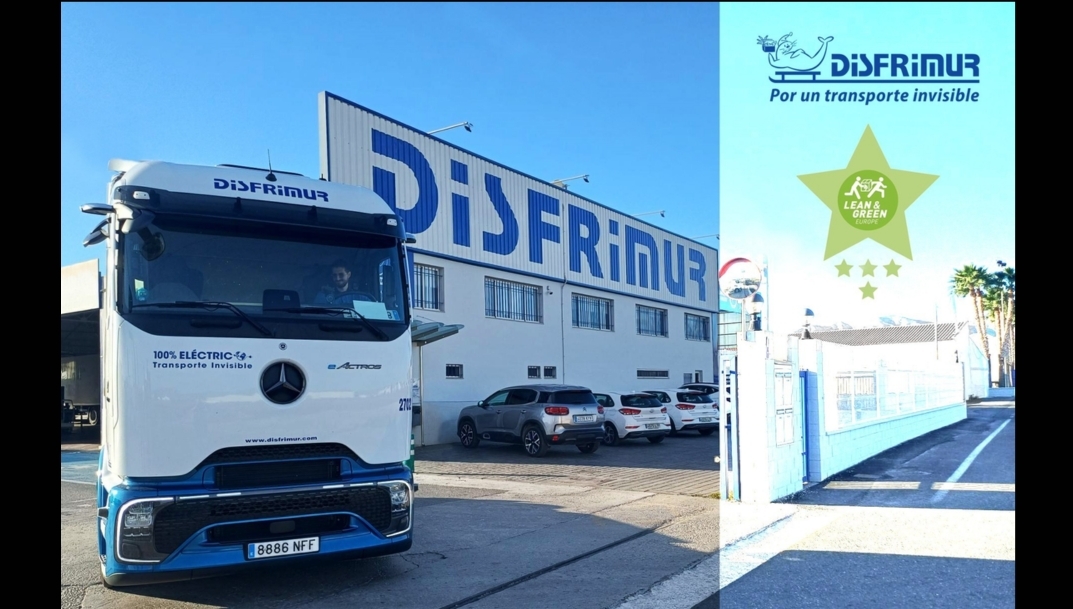 Disfrimur, primera empresa de transporte en alcanzar la cuarta estrella Lean & Green