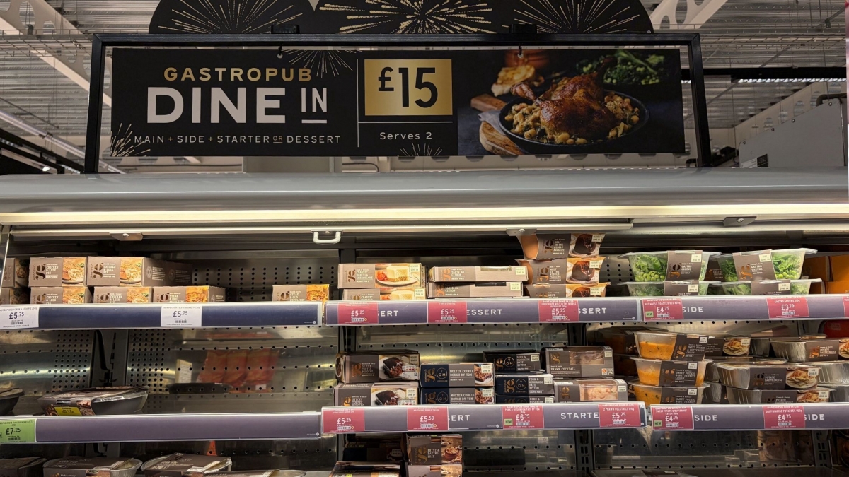 El ‘Dine In for £15’ es una mecánica muy característica de Sainsbury’s.