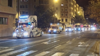 Una camionada en Pamplona reclama una 