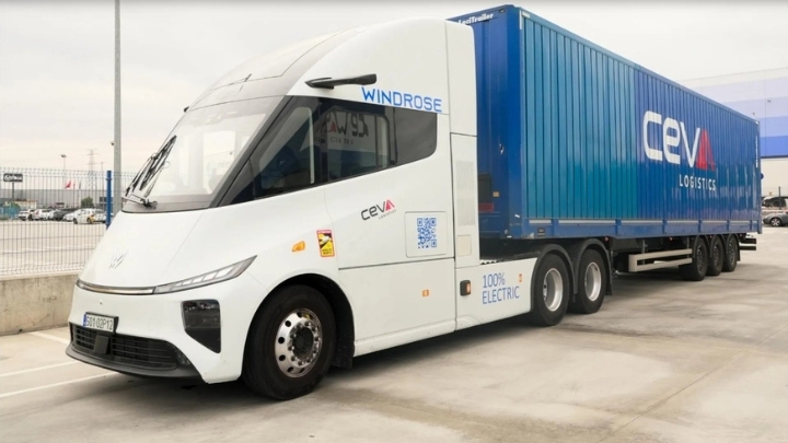 Ceva prueba un camión eléctrico para los casi 1.400 kilómetros de la ruta Algeciras-Madrid
