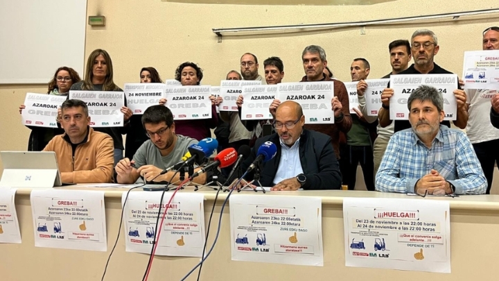 Los sindicatos navarros llaman a una huelga de transporte de 24 horas para desbloquear la negociación colectiva