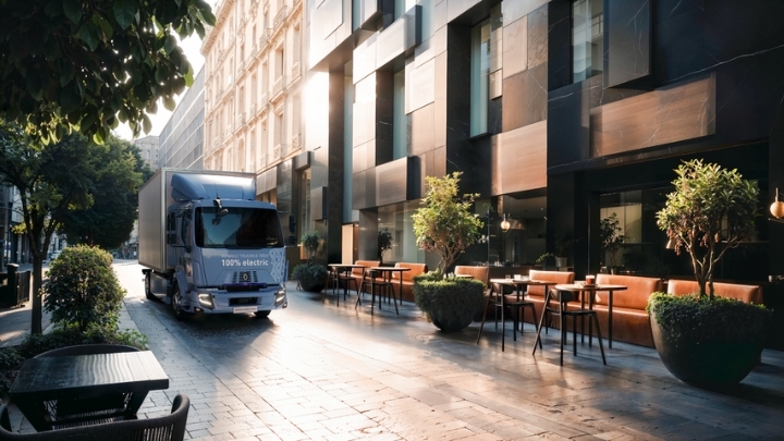 El E-Tech D14 de Renault Trucks.