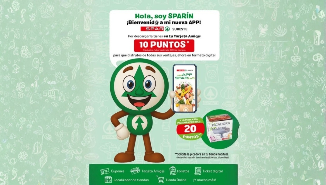 Spar Sureste lanza su nueva app para facilitar la compra online
