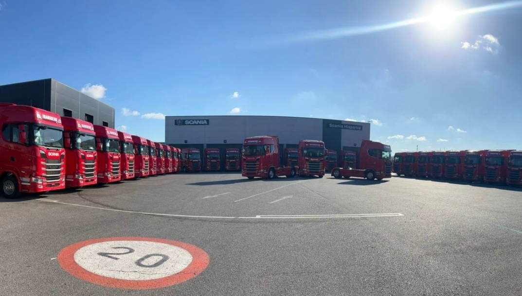 Scania provee a Transgesol con 35 nuevos camiones