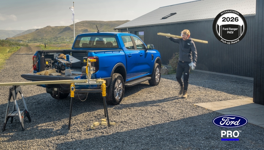 El nuevo Ford Ranger Híbrido Enchufable se alza con el International Pick Up Award 