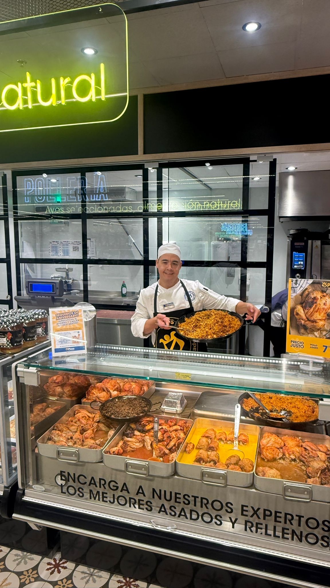 Sección de comida preparada.