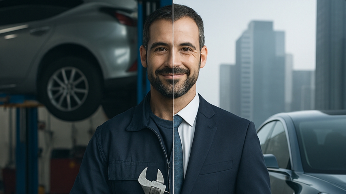 Ya no se trata de tener un taller, sino de dirigir un negocio que repara coches y presta soluciones de movilidad. - 