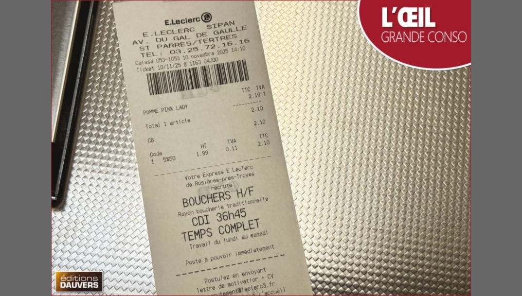 E. Leclerc convierte un ticket de compra en un SOS por carniceros